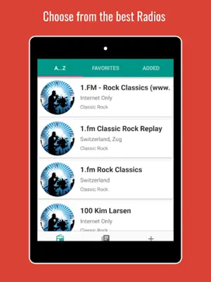 Classic Rock Radio android App screenshot 0